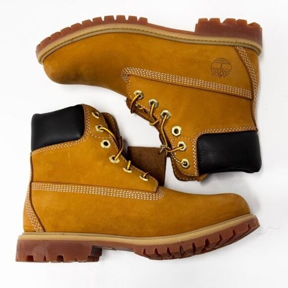 Timberland Womens 6-Inch Premium Waterproof Boots Ortholite Wheat Size 8M - Picture 16 of 16